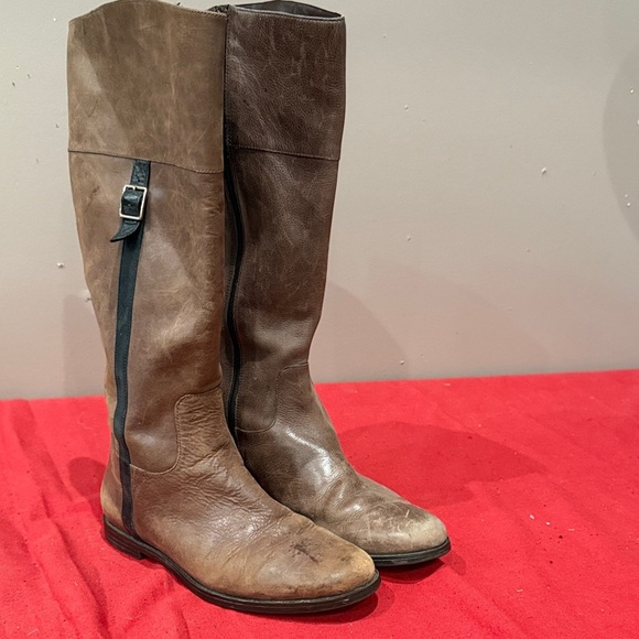 Cole Haan Brown Heeled Boots - Picture 1 of 7